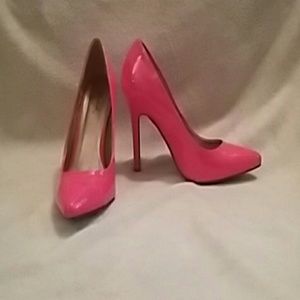 Hot pink heels